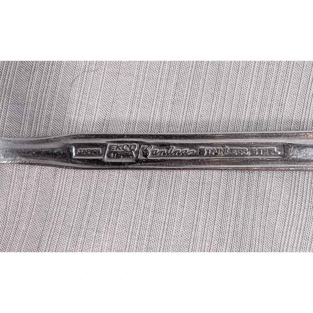 MCM Ekco Eterna CANTINA Stainless 18/8 Flatware 3 Piece Set Made in Japan